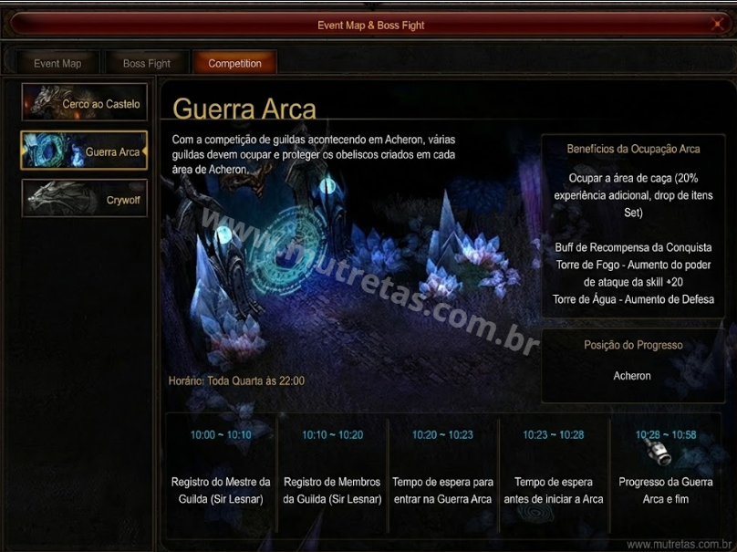Arca War In-Game Interface